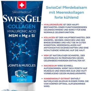 Κρέμα Swiss Gel Collagen Forte Cooling 200ml<br>02-0162 - Image 3