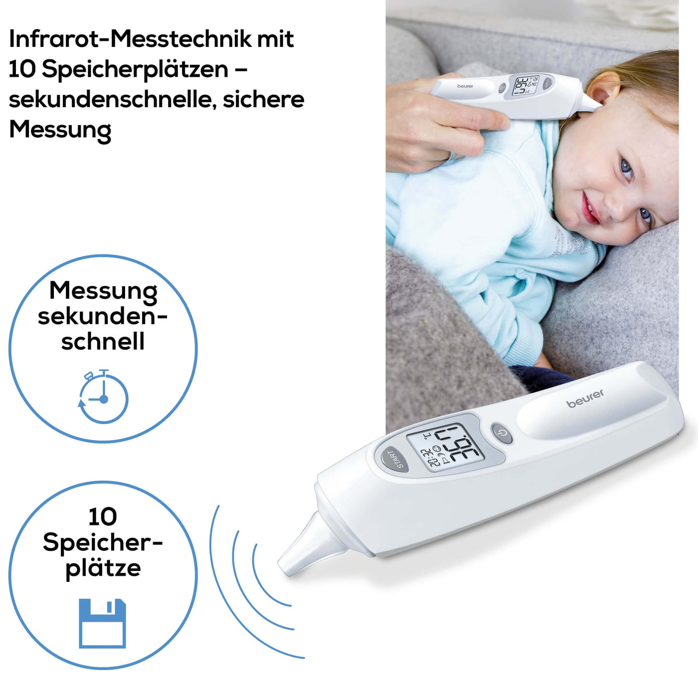 Θερμόμετρο Αυτιού 'FT 58' Beurer - Image 4