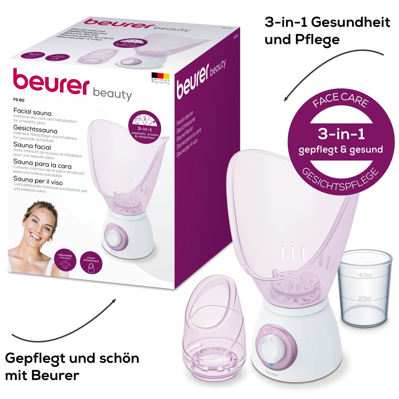 Σάουνα Προσώπου 'FS 60' Beurer - Image 5
