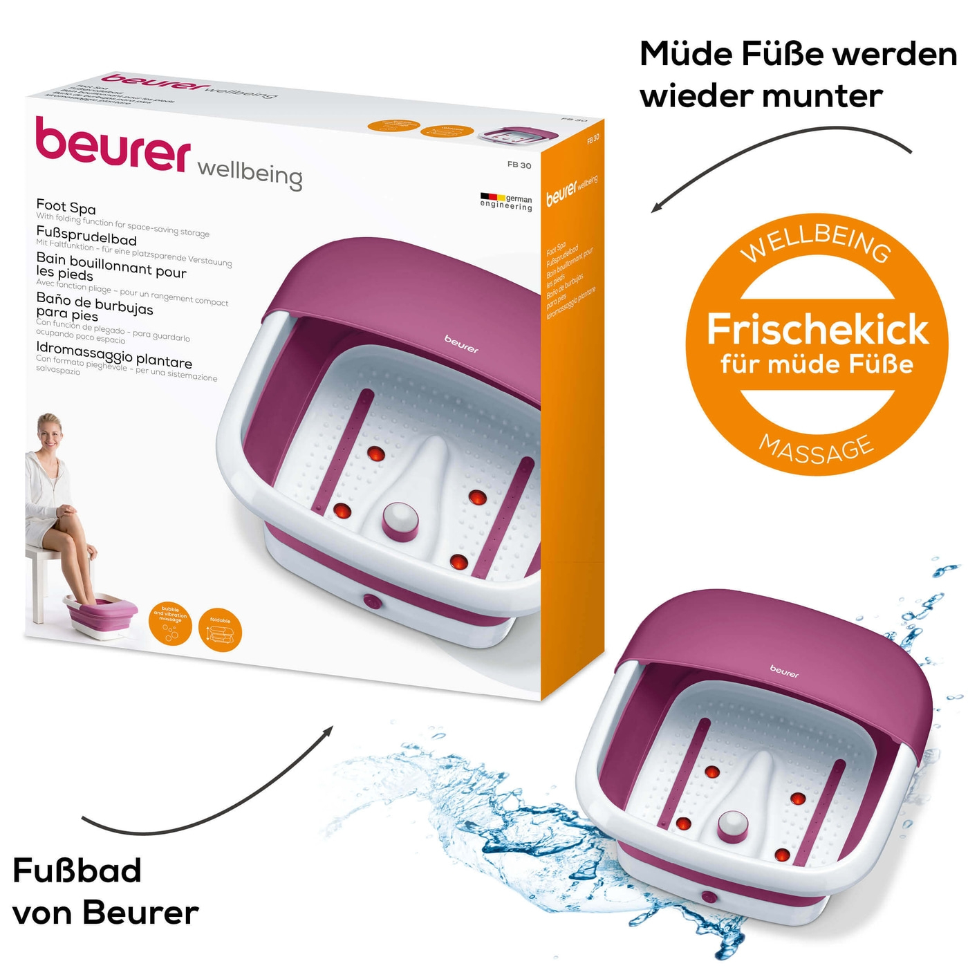 Συσκευή Υδρομασάζ Spa 'FB 30' Beurer - Image 5