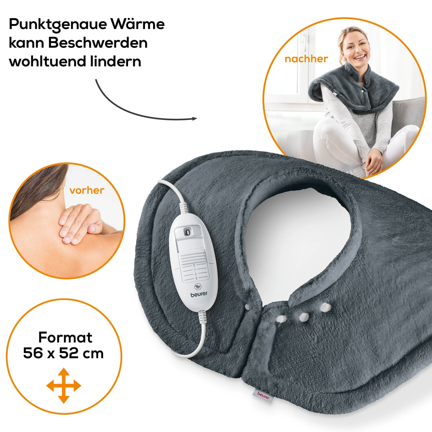 Θερμοφόρα Αυχένα-Ώμου 'HK 54' Cosy Beurer - Image 3