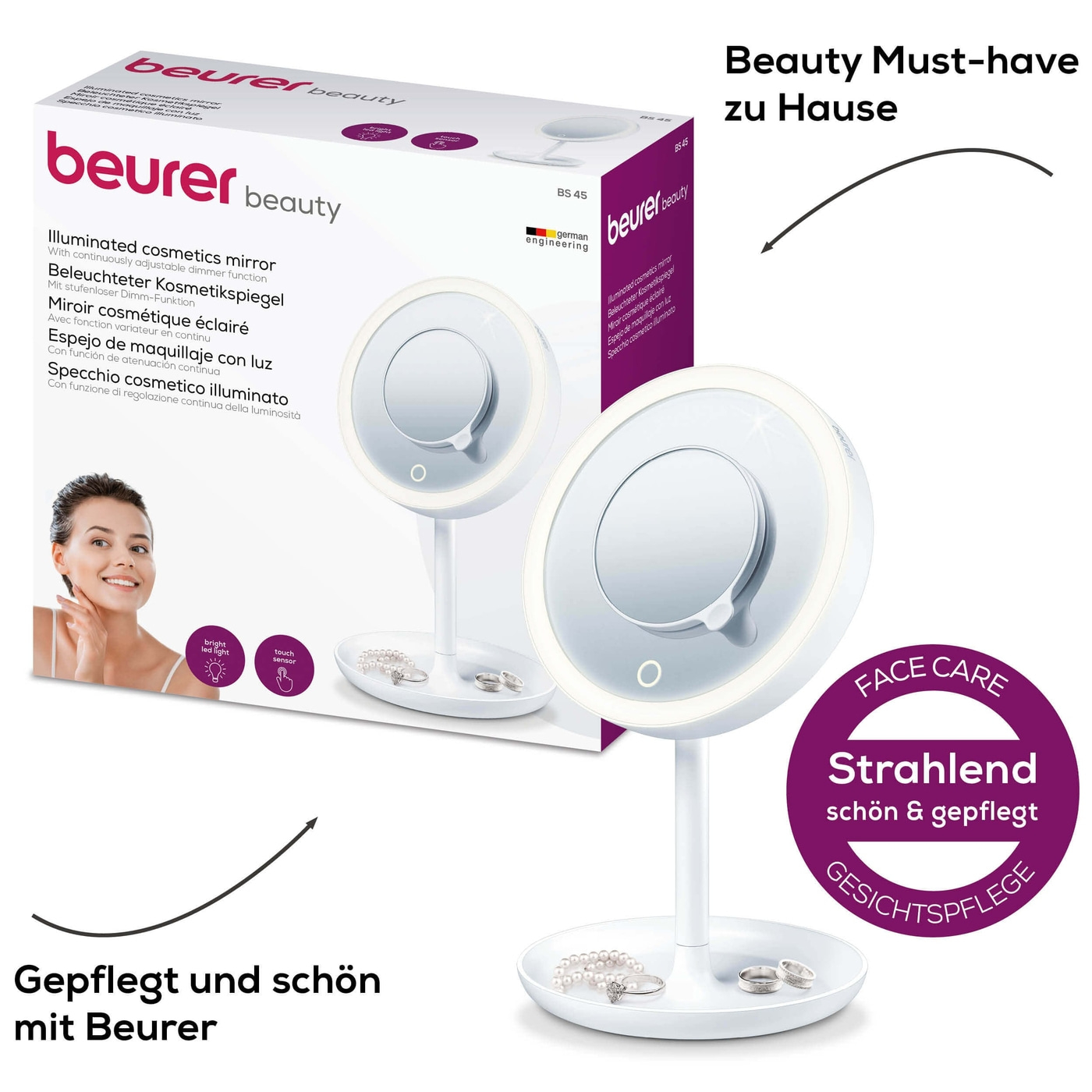 Καθρέπτης Φωτιζόμενος 'BS 45' Beurer - Image 5