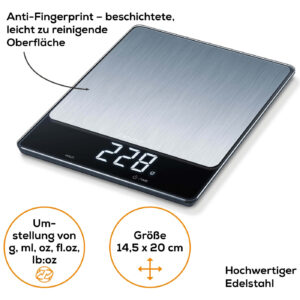 Kitchen Scale 'KS 34 XL' Beurer<br>06-0787 - Image 3