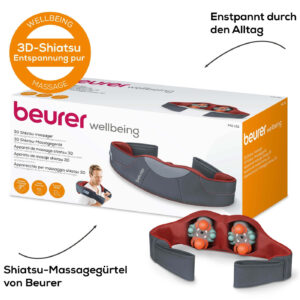 Ζώνη Μασάζ Shiatsu 'MG 151' 3D Beurer<br>06-0800 - Image 5