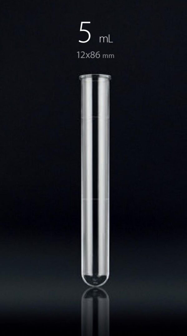 PLASTIC 5ml WITH RIM 100pcs<br>A06-0196