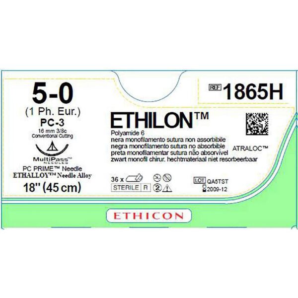 Ράμματα Ethilon 1865Η  5/0<br>A10-0007
