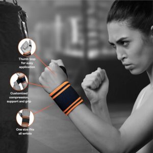 Περίδεση Καρπού ''Wrist Wrap W/Thumb Loop''<br>04-0450 - Image 2