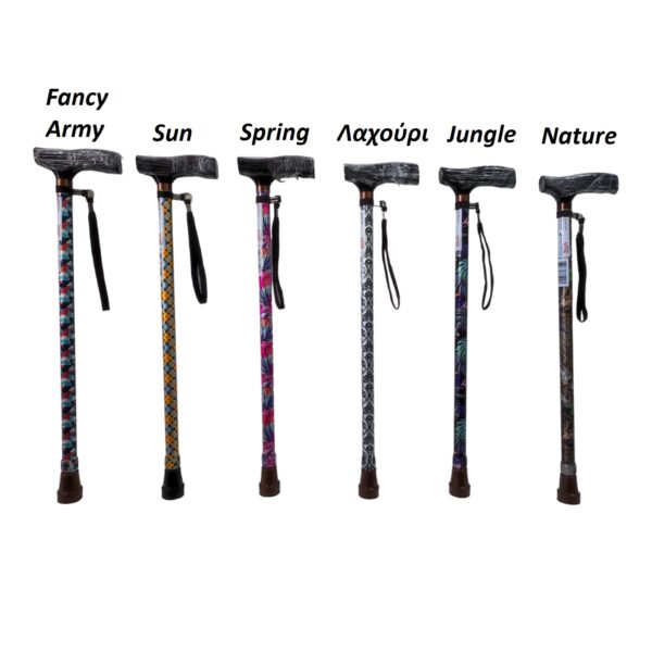 Aluminum Canes with Colors<br>04-0576