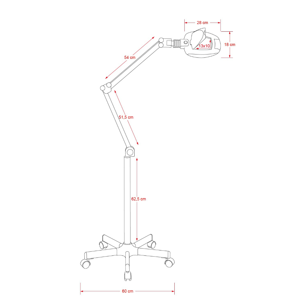 Φακός Μεγεθυντικός Τροχήλατος Led 'Medin' - Image 4