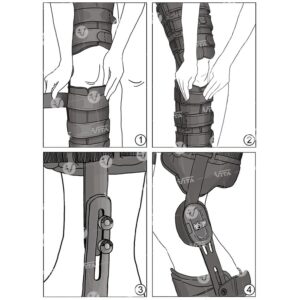 Κηδεμόνας Μηροκνημοποδικός "Kafo Brace"<br>09-0115 - Image 4
