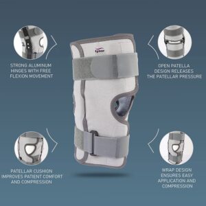 Επιγονατίδα Ελαστική Με Μπανέλες ''Oik / Functional knee''<br>09-0953 - Image 2