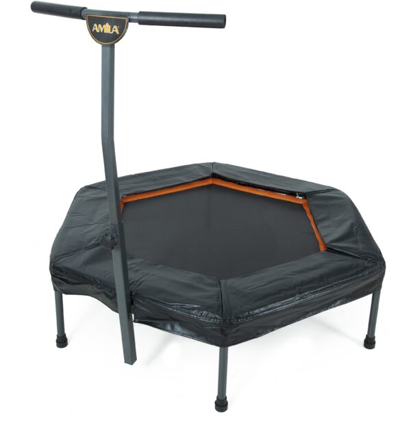 Hexagonal Trampoline with Handle<br>13-0080