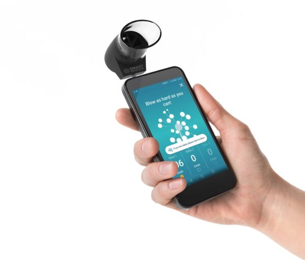 Ροόμετρο Smart PeakFlow με αντάπτορα bluetooth