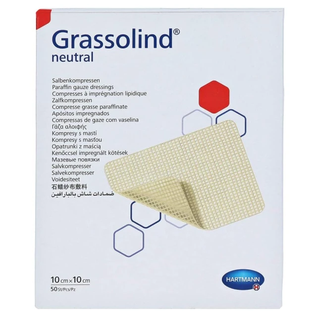 Γάζες grassolind 10 x 10  10τεμ