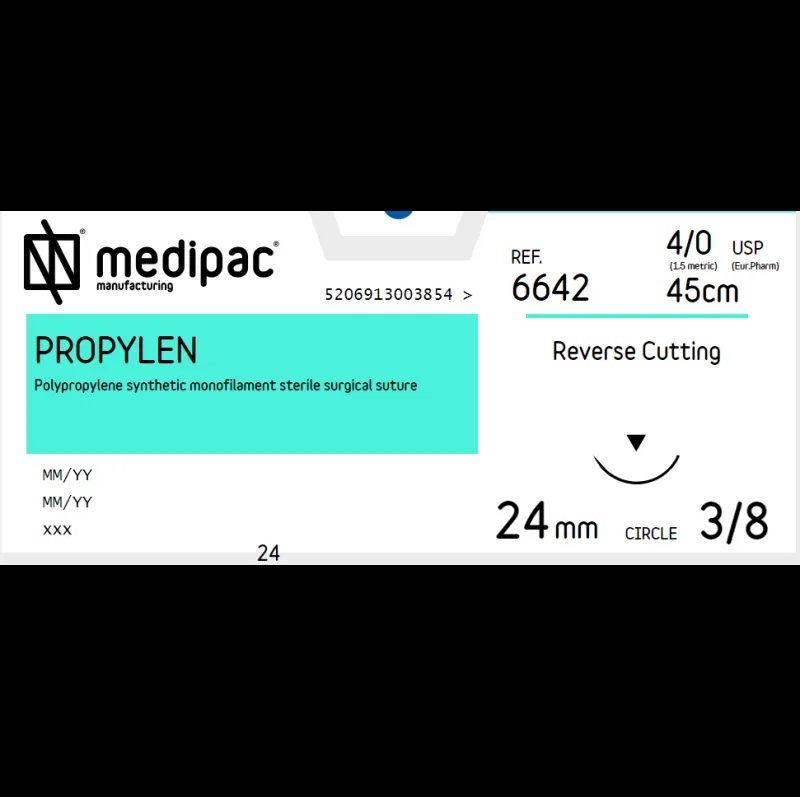 Propylen 6642 4/0 24mm