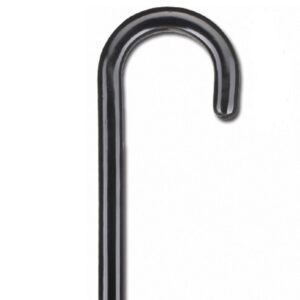 Μπαστούνι Μαύρο Στρογγυλή Λαβή